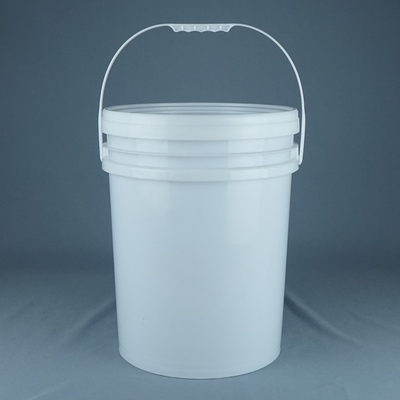 5L সাদা প্লাস্টিকের পেইন্টিং কলসি 1.2KG ওজন ঘর সাজানোর প্রকল্পের জন্য