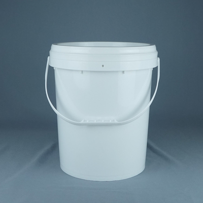 0.8-1.5mm বেধ গোলাকার প্লাস্টিকের বালতি মসৃণ পৃষ্ঠ এবং প্রয়োজনীয় লোগো সঙ্গে