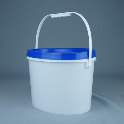 5L 10L 20L প্লাস্টিক বালতি ওভাল ফর্ম PP / HDPE উপাদান
