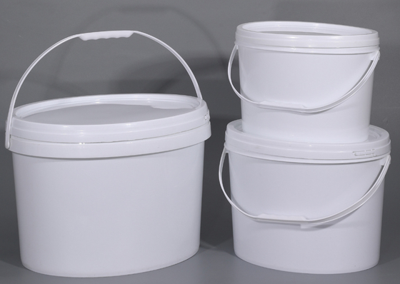 5L/10L/20L প্লাস্টিকের খেলনা পিপি/এইচডিপিই উপাদান সহ ওভাল বালতি