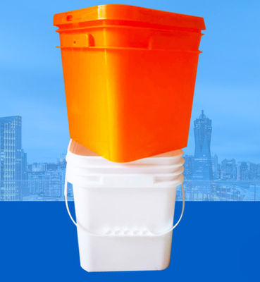 খাদ্য গ্রেড সাদা বা অন্য রঙের বর্গাকার প্লাস্টিকের পাত্রে