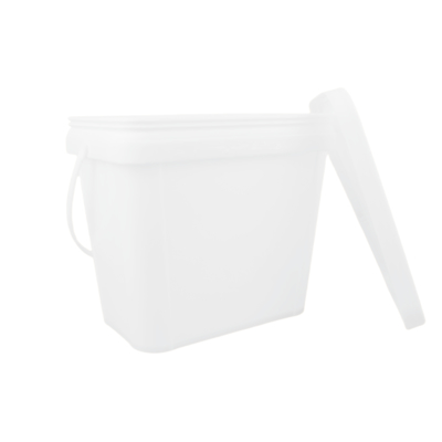 পেইন্টের জন্য পিপি স্কোয়ার প্লাস্টিক বালতি 100% কাঁচামাল স্কোয়ার