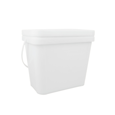 পেইন্টের জন্য পিপি স্কোয়ার প্লাস্টিক বালতি 100% কাঁচামাল স্কোয়ার