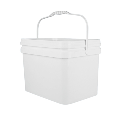 শতভাগ কাঁচামাল দিয়ে তৈরি বর্গাকার প্লাস্টিকের বালতি, যা আঘাত প্রতিরোধী, সাদা অথবা অন্য রঙে