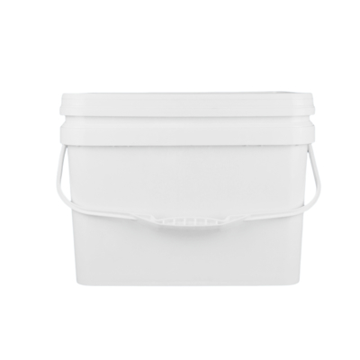 শতভাগ কাঁচামাল দিয়ে তৈরি বর্গাকার প্লাস্টিকের বালতি, যা আঘাত প্রতিরোধী, সাদা অথবা অন্য রঙে