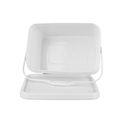 খেলনার জন্য বর্গাকার প্লাস্টিকের বালতি, হাতল সহ এবং খাদ্য গ্রেড সার্টিফাইড