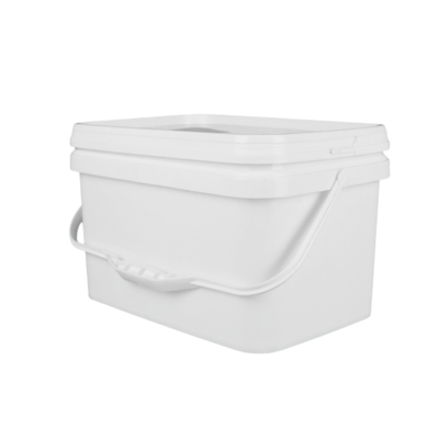 খেলনার জন্য বর্গাকার প্লাস্টিকের বালতি, হাতল সহ এবং খাদ্য গ্রেড সার্টিফাইড