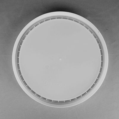 ঢাকনা সহ ফুড গ্রেড এইচডিপিই উপাদান রাসায়নিক বালতি 6 গ্যালন প্লাস্টিকের বালতি