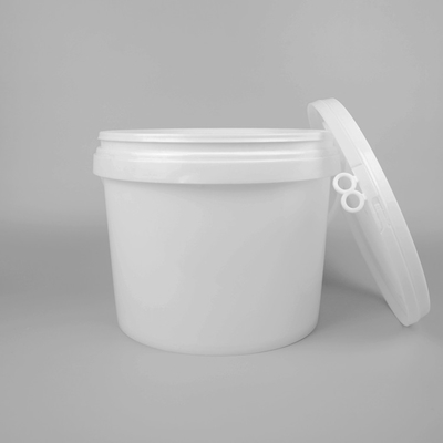 ঢাকনা সঙ্গে লাল প্লাস্টিকের পেইন্ট বালতি টেকসই এবং