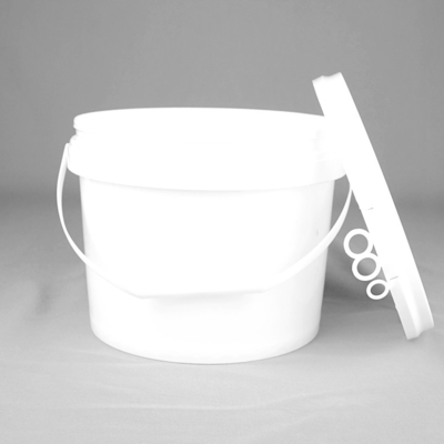 হ্যান্ডেল সহ 5L PP/HDPE প্লাস্টিকের খাবারের বালতি