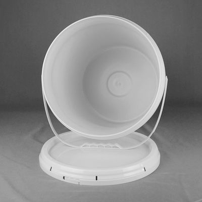 ঢাকনা সহ ISO9001 স্ট্যান্ডার্ড 22 লিটার গোলাকার বড় প্লাস্টিকের জলের বালতি