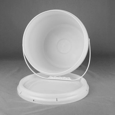 OEM পরিষেবা খাদ্য গ্রেড রাউন্ড প্লাস্টিক বালতি তরল জন্য 10 লিটার