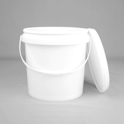 আইসক্রিমের জন্য খাদ্য নিরাপদ 1L 33oz ছোট কালো প্লাস্টিকের বালতি