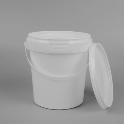 0.8L 27oz প্লাস্টিক খাদ্য বালতি ঢাকনা সহ স্বচ্ছ প্লাস্টিকের বালতি