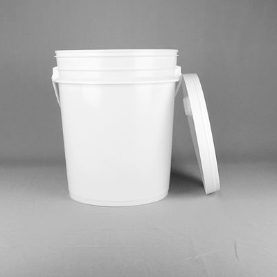 28*26*34cm 18L প্লাস্টিক পেইন্ট পেইল রাউন্ড পেইন্ট বালতি ঢাকনা এবং হ্যান্ডেল টুল সহ টেকসই