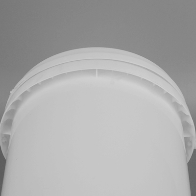 5L PP Polypropylene ছোট রাসায়নিক বালতি হ্যান্ডলগুলি সহ বৃত্তাকার